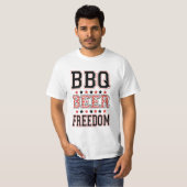 T-SHIRT LIBERTÉ DE BIÈRE BBQ (Devant entier)