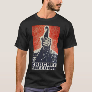 T-shirt Liberté de crochet - pièce en t unisexe