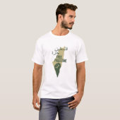 T-shirt liberté de la palestine libre pour la palestine (Devant entier)
