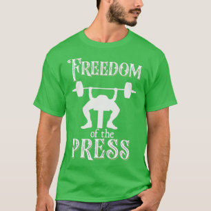 T-shirt Liberté De La Presse Salle De Sport Humour Hommes 