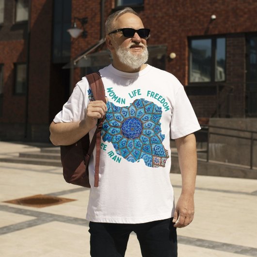 T-shirt Liberté de la vie des femmes | Persian Minakari Gr