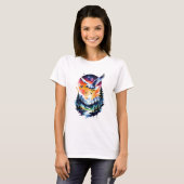T-shirt Liberté de l'aquarelle (Devant entier)