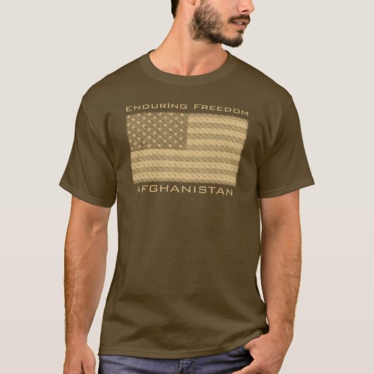 T-shirt Liberté de résistance d'opération - Afghanistan (Devant)