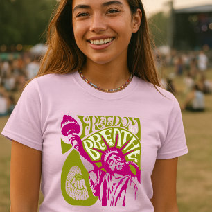 T-shirt Liberté des années 60 de respirer Environnement