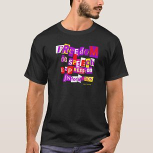 T-shirt Liberté d'expression Information