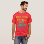 T-shirt Liberté d'expression - Une procédure équitable Vér (Devant entier)