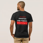 T-shirt Liberté d'Irakien d'opération (Dos entier)