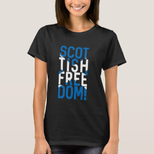 T-shirt LIBERTÉ ÉCOSSE!, Indépendance écossaise Saltire F