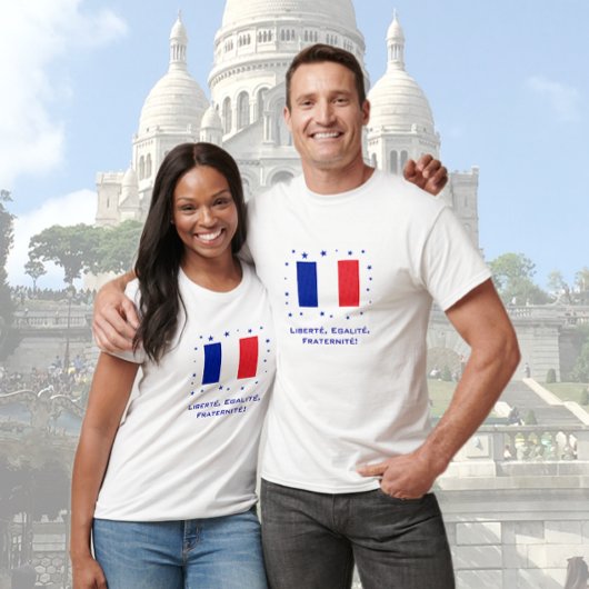 T-shirt Liberté, Égalité, Fraternité!