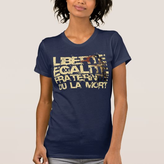 T-shirt Liberte Egalite Fraternite : Révolution française (Devant)