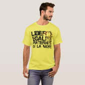 T-shirt Liberte Egalite Fraternite :  Révolution française (Devant entier)