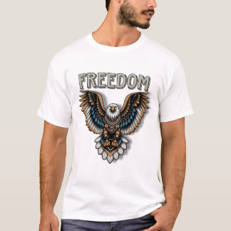 T-shirt Liberté en pleine ascension - Un symbole de force 