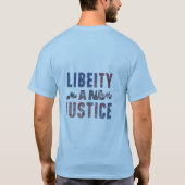 T-shirt Liberté et justice (Dos)