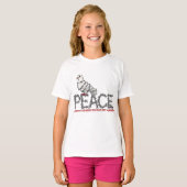 T-shirt Liberté et paix (Devant entier)