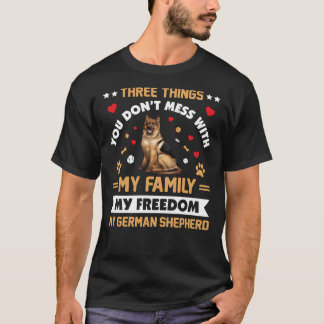 T-shirt Liberté familiale berger allemand Shepard allemand