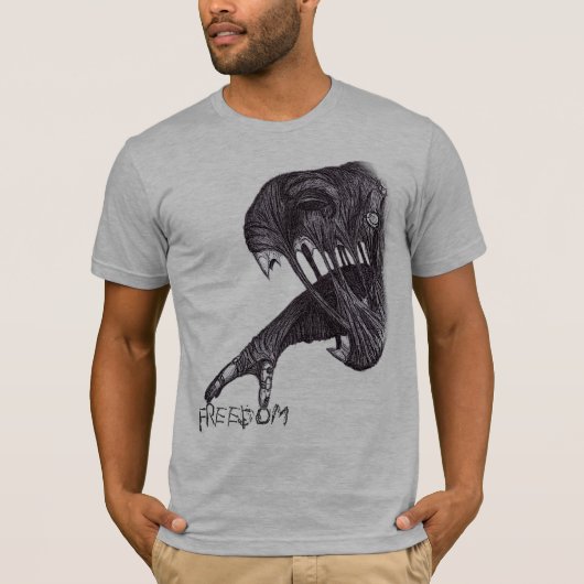 T-SHIRT LIBERTÉ FAUSSE (Devant)