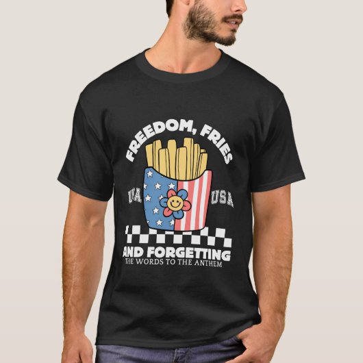 T-shirt Liberté, frites (Devant)