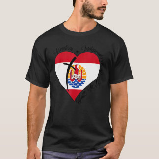 T-shirt Liberté Indépendance Foi En Dieu Christian Bora