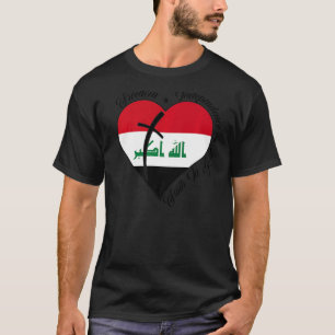 T-shirt Liberté Indépendance Foi En Dieu Christian Irak