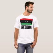 T-shirt Liberté - Libye (Devant entier)
