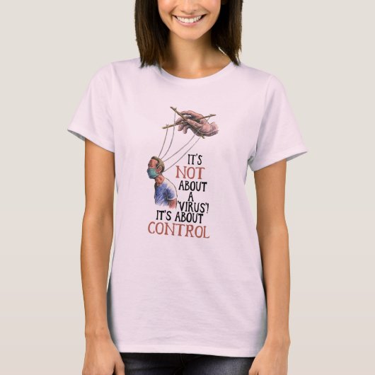 T-shirt Liberté Médicale Pas de mandat de vaccin (Devant)