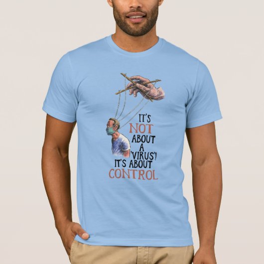 T-shirt Liberté Médicale Pas de mandat de vaccin (Devant)