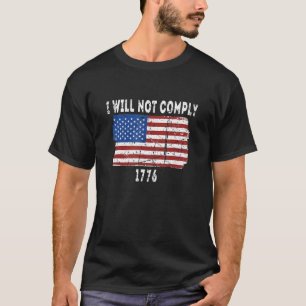 T-shirt Liberté Médicale vintage Je Ne Respecterai Pas 177