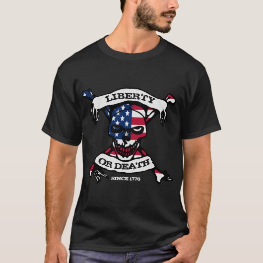 T-shirt Liberté ou mort T (Devant)