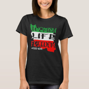 T-shirt Liberté Pour La Vie Pour Un Iran Libre