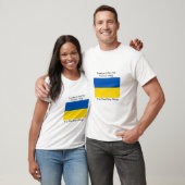 T-shirt Liberté Pour L'Ukraine (Unisexe)