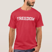 T-shirt Liberté rouge Chemise Liberté (Devant)