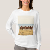 T-shirt Liberté sauvage : Les chevaux en mouvement (Devant)