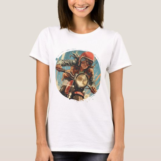 T-shirt Liberté sur roues (Devant)