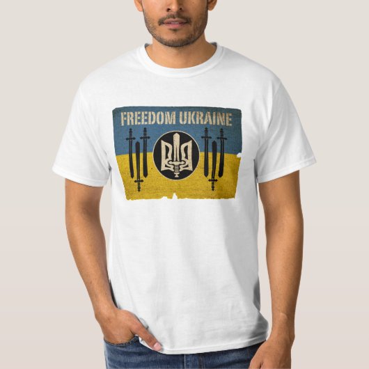 T-shirt Liberté Ukraine (Devant)