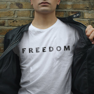 T-shirt Liberté Un Véritable Patriote