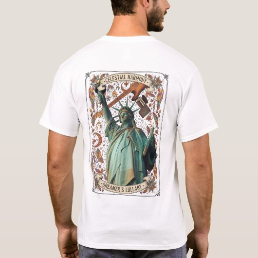 T-shirt Liberty | Artistic Statue & Dreamer’s Lullaby Grap (Dos)