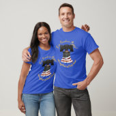 T-shirt Liberty Bell avec drapeau américain - Let Freedom  (Unisexe)