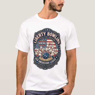 T-shirt Liberty Bowling Patriotique Bowling Patriotique Vi