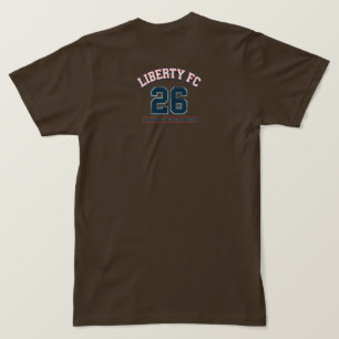 T-shirt Liberty FC Tee Navy Star Football Premium USA