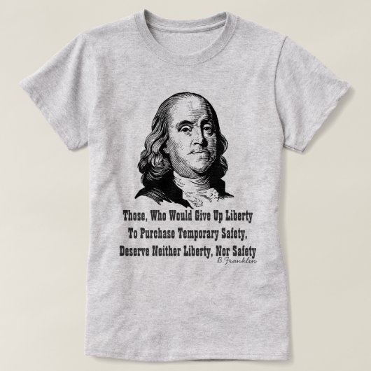 T-shirt Liberty For Security (Design devant)