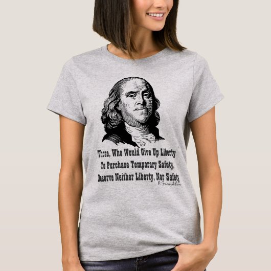 T-shirt Liberty For Security (Devant)