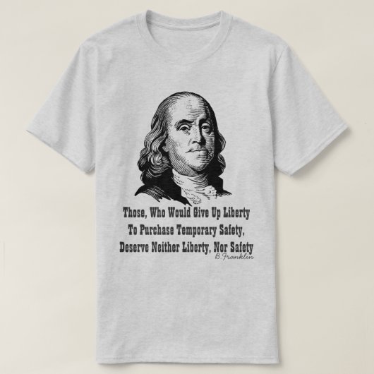 T-shirt Liberty For Security (Design devant)