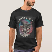 T-shirt "Liberty's Legacy Proud People" dans multicolore : (Devant)