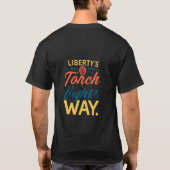 T-shirt Liberty's Torch plus léger (Dos)