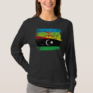 T-shirt Libiyan Roots Semi Amazigh Drapeau Fière Libiyans