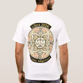 T-shirt Libra 2026 Zodiac Scales Mandala – Balance & Harmo (Dos)