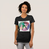T-shirt libra abstraite (Devant entier)