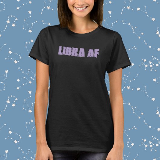 T-shirt Libra AF Bold Zodiac