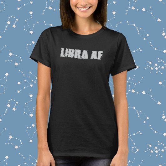 T-shirt Libra AF Bold Zodiac