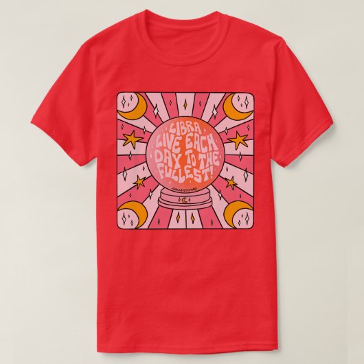 T-shirt Libra Crystal Ball (Design devant)